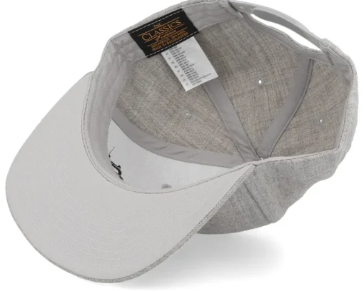 Snapback | Kids-Kiddo Cap Kids Queen Old English 3d Heather Snapback - Grey