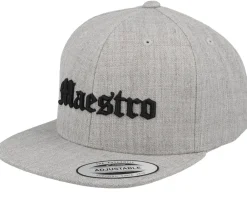 Snapback | Kids-Kiddo Cap Kids Queen Old English 3d Heather Snapback - Grey
