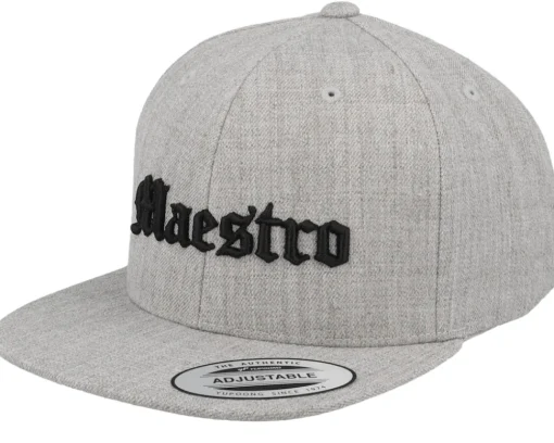 Snapback | Kids-Kiddo Cap Kids Queen Old English 3d Heather Snapback - Grey
