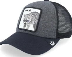 Outlet Goorin Bros. Kids Racacoonie Charcoal/Navy A-Frame Trucker -