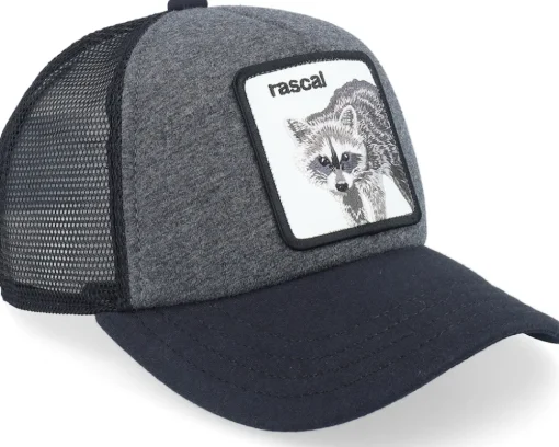 Outlet Goorin Bros. Kids Racacoonie Charcoal/Navy A-Frame Trucker -