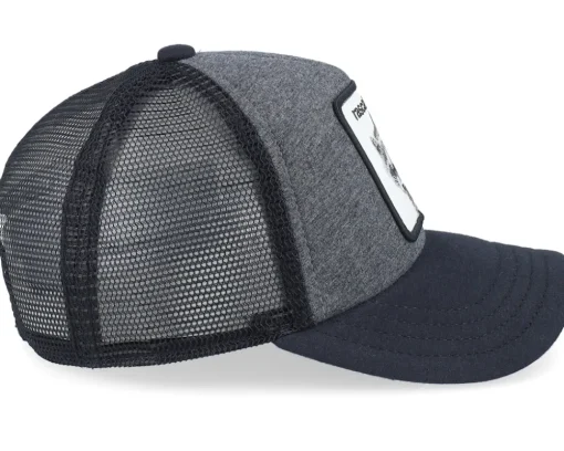 Outlet Goorin Bros. Kids Racacoonie Charcoal/Navy A-Frame Trucker -