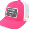 Kids-SQRTN Kids Racing Cap Hot Pink/White A-Frame Trucker -