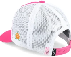 Kids-SQRTN Kids Racing Cap Hot Pink/White A-Frame Trucker -