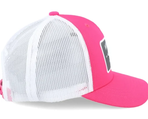 Kids-SQRTN Kids Racing Cap Hot Pink/White A-Frame Trucker -