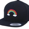 Kids-Kiddo Cap Kids Rainbow Black snapback -