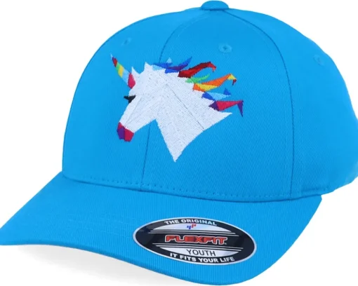 New Origami Kids Rainbow Paper Unicorn Hawaii Ocean Flexfit -