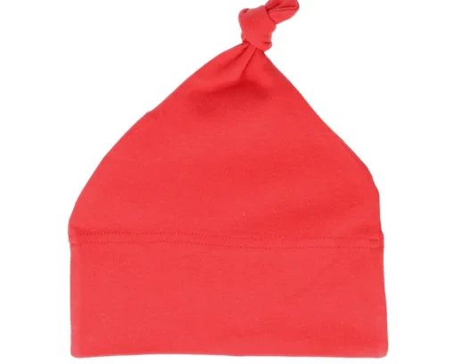 Traditional Beanies-Babybugz Kids Baby One-knot Beanie - Red