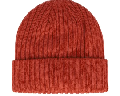 Online Bauer Kids Ribbed Toque Fire Red Cuff -