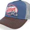 Trucker | Kids-Stetson Kids Riding Hot Rod Brown/Denim Trucker -