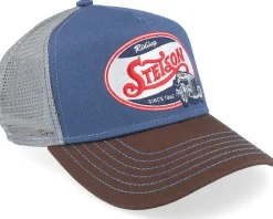 Trucker | Kids-Stetson Kids Riding Hot Rod Brown/Denim Trucker -