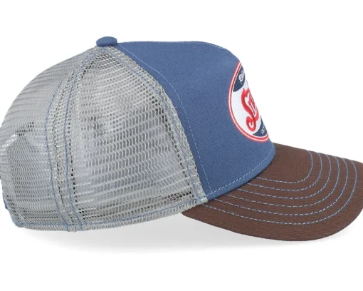 Trucker | Kids-Stetson Kids Riding Hot Rod Brown/Denim Trucker -