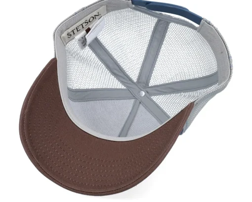 Trucker | Kids-Stetson Kids Riding Hot Rod Brown/Denim Trucker -