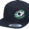 Best Forza Kids Ripped Football Black Snapback -