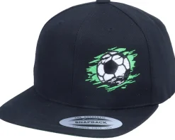 Best Forza Kids Ripped Football Black Snapback -
