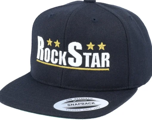Snapback-Kiddo Cap Kids Rock Star Black Snapback -