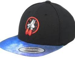 Kids-Kiddo Cap Kids Rocket Roll Black/Space Snapback -