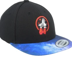 Kids-Kiddo Cap Kids Rocket Roll Black/Space Snapback -