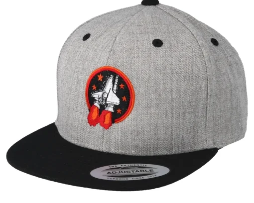 Snapback-Kiddo Cap Kids Rocket Roll Grey/Black Snapback -