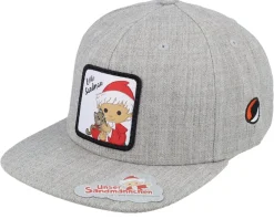 Outlet Unser Sandmännchen Kids Sandmännchen & Cat Patch Heather Grey Snapback -