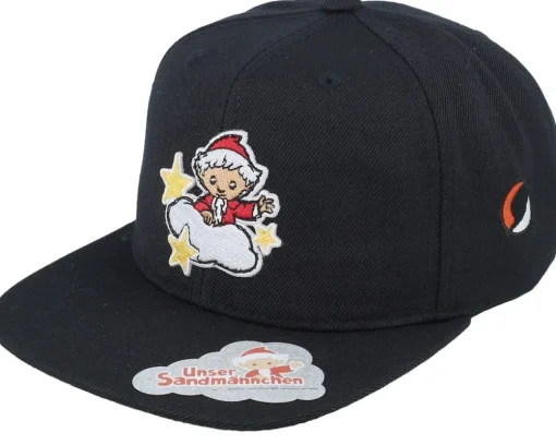Snapback-Unser Sandmännchen Kids Sandmännchen Clouds & Stars Black Snapback -