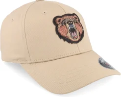 Outlet Kiddo Cap Kids Savage Bear Khaki Flexfit -
