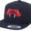 New Kiddo Cap Kids Scarlet Red Viper Black Snapback -