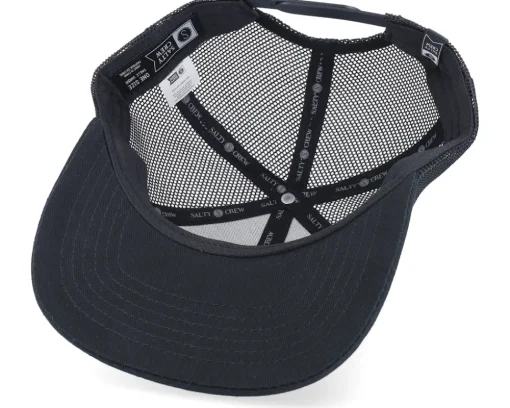 Kids-Salty Crew Kids Sealine Boys Retro Black Trucker -