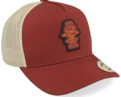Trucker-Rip Curl Kids Search Icon Boy Maroon Trucker -