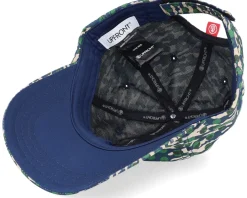 Hot Upfront Kids Seaweed Baseball Camo Navy/Blue Dad Cap -