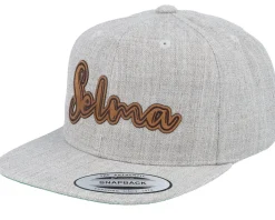 Snapback-Kiddo Cap Kids Selma Engraved Patch Heather Snapback - Grey