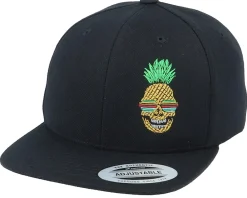 Outlet Kiddo Cap Kids Shady Pineapple Skull Black Snapback -