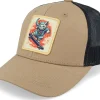 Outlet Kiddo Cap Kids Skater Cat Patch Caramel/Black Trucker -