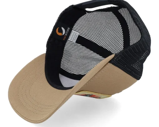 Outlet Kiddo Cap Kids Skater Cat Patch Caramel/Black Trucker -