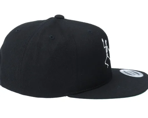 Snapback | Kids-Kiddo Cap Kids Skeleton Move Black Snapback -