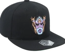 Snapback-Critiql Hit Kids Skeleton Necromancer Patch Black Snapback -