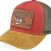 Trucker-Stetson Kids Skull Yellow/Cardinal Trucker -