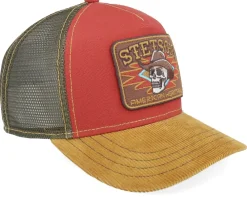 Trucker-Stetson Kids Skull Yellow/Cardinal Trucker -