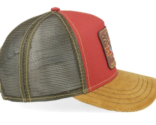 Trucker-Stetson Kids Skull Yellow/Cardinal Trucker -