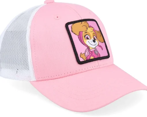New PAW Patrol Kids Skye Patch Pink/White Trucker -