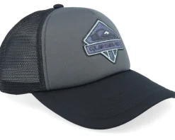 Discount Quiksilver Kids Slab Scratch Dark Shadow/Black A-Frame Trucker -