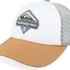 Kids-Quiksilver Kids Slab Scratch White/Bran Foam A-Frame Trucker -