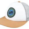 Trucker-Quiksilver Kids Slab Scratch White/Bran Trucker -