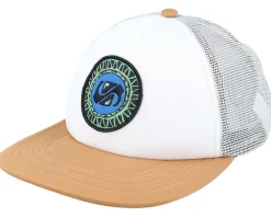 Trucker-Quiksilver Kids Slab Scratch White/Bran Trucker -