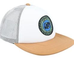 Trucker-Quiksilver Kids Slab Scratch White/Bran Trucker -