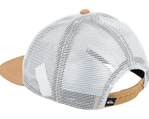 Trucker-Quiksilver Kids Slab Scratch White/Bran Trucker -