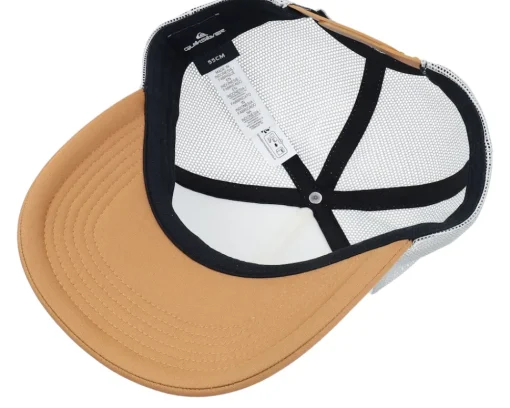 Kids-Quiksilver Kids Slab Scratch White/Bran Foam A-Frame Trucker -