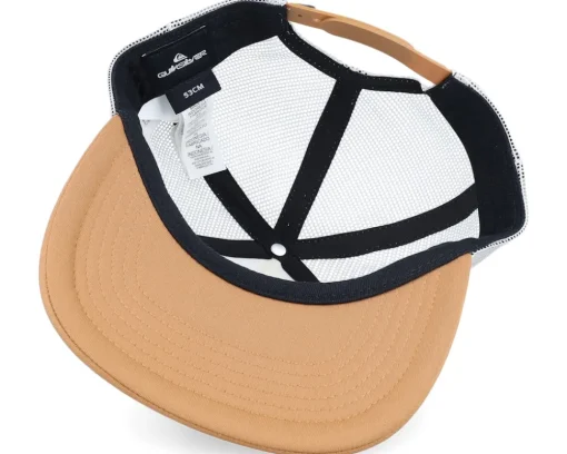 Trucker-Quiksilver Kids Slab Scratch White/Bran Trucker -