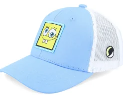 Trucker-SpongeBob Kids Smile Light Blue/White Trucker -