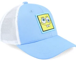 Trucker-SpongeBob Kids Smile Light Blue/White Trucker -
